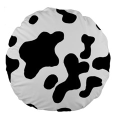 Cow Pattern Large 18  Premium Round Cushions by Ket1n9