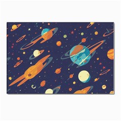 Space Galaxy Planet Universe Stars Night Fantasy Postcards 5  X 7  (pkg Of 10) by Ket1n9