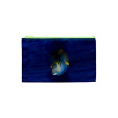 Fish Blue Animal Water Nature Cosmetic Bag (xs) by Hannah976