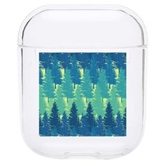 Christmas Trees Pattern Digital Paper Seamless Hard Pc Airpods 1/2 Case by Ndabl3x