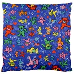 Grateful Dead Bears Pattern Standard Premium Plush Fleece Cushion Case (One Side) Front