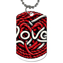 Love Rope Cartoon Dog Tag (two Sides) by Bedest