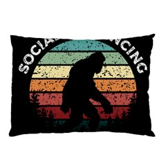 Monster Yeti Social Distance Monkey Pillow Case (two Sides) by Cendanart