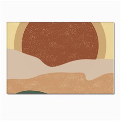 Sunrise Sunset Desert Wall Art Postcard 4 x 6  (pkg Of 10) by Bedest