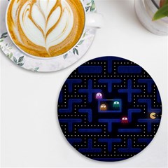 Retro Games Uv Print Round Tile Coaster by Cendanart