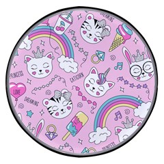 Beautiful Cute Animals Pattern Pink Wireless Fast Charger(black) by Grandong