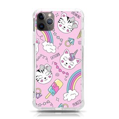 Beautiful Cute Animals Pattern Pink Iphone 11 Pro Max 6 5 Inch Tpu Uv Print Case by Grandong