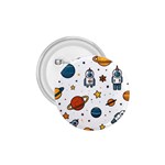 Set Cartoon Symbol Pattern 1.75  Buttons Front