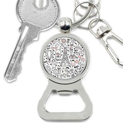 Big Collection With Hand Drawn Objects Valentines Day Bottle Opener Key Chain by Bedest