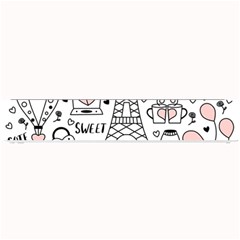 Big Collection With Hand Drawn Objects Valentines Day Small Bar Mat by Bedest