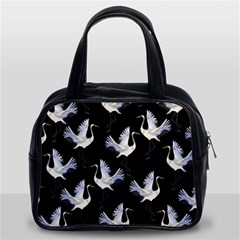 Crane Pattern Bird Animal Classic Handbag (two Sides) by Bedest