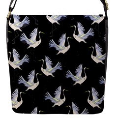 Crane Pattern Bird Animal Flap Closure Messenger Bag (s) by Bedest