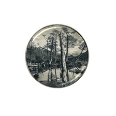 Dry Forest Landscape, Tierra Del Fuego, Argentina Hat Clip Ball Marker by dflcprintsclothing