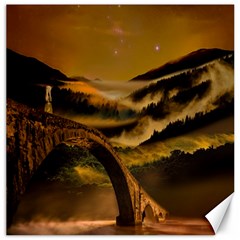 Bridge Of Regret Canvas 16  X 16  by Cendanart