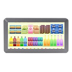 Supermarket Shelf Products Snacks Memory Card Reader (mini) by Cendanart