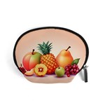 Fruit Pattern Apple Abstract Food Accessory Pouch (Small) Front