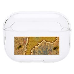 Vintage Map Of The World Continent Hard Pc Airpods Pro Case by Proyonanggan