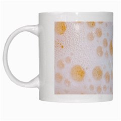 Beer Foam Texture Macro Liquid Bubble White Mug by Cemarart