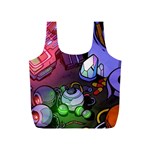 Graffiti Corazones Kingdom Saga Super Full Print Recycle Bag (S) Back