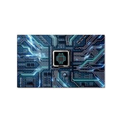 Circuit Board Motherboard Sticker (rectangular) by Cemarart