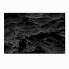 Black Sea Minimalist Dark Aesthetics Vaporwave Postcards 5  X 7  (pkg Of 10) by Cemarart