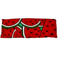 Summer Watermelon Fruit Body Pillow Case (dakimakura) by Cemarart