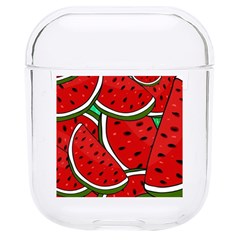 Summer Watermelon Fruit Hard Pc Airpods 1/2 Case by Cemarart