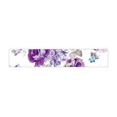 Flower-floral-design-paper-pattern-purple-watercolor-flowers-vector-material-90d2d381fc90ea7e9bf8355 Premium Plush Fleece Scarf (mini) by saad11