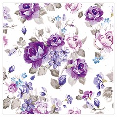 Flower-floral-design-paper-pattern-purple-watercolor-flowers-vector-material-90d2d381fc90ea7e9bf8355 Lightweight Scarf  by saad11