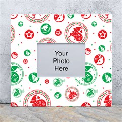 Christmas-texture-mapping-pattern-christmas-pattern-1bb24435f024a2a0b338c323e4cb4c29 White Wall Photo Frame 5  X 7  by saad11