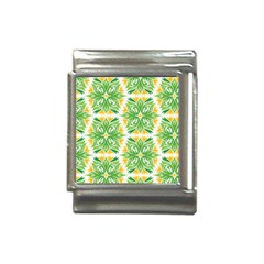 Green Pattern Retro Wallpaper Italian Charm (13mm) by Bajindul