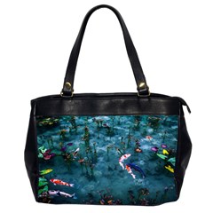 Fish Koi Carp Oversize Office Handbag (2 Sides) by Cemarart