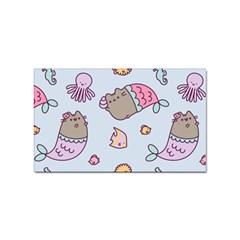 Pusheen Cat Cute Sticker Rectangular (10 Pack) by Grandong