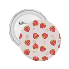 Strawberries Pattern Design 2 25  Buttons by Grandong