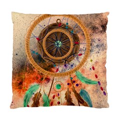 Dream Catcher Colorful Vintage Standard Cushion Case (two Sides) by Cemarart