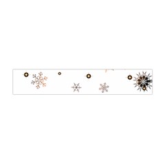 Golden-snowflake Premium Plush Fleece Scarf (mini) by saad11