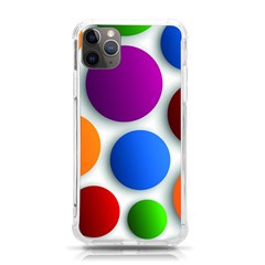 Abstract Dots Colorful Iphone 11 Pro Max 6 5 Inch Tpu Uv Print Case by nateshop