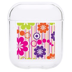 Colorful Flowers Pattern Floral Patterns Hard Pc Airpods 1/2 Case by nateshop