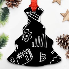 Knowledge Drawing Education Science Christmas Tree Ornament (two Sides) by Proyonanggan