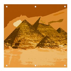 Pyramids Egypt Pyramid Desert Sand Banner And Sign 4  X 4  by Proyonanggan