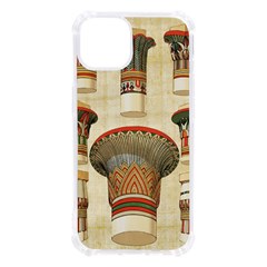 Egyptian Architecture Column Iphone 13 Tpu Uv Print Case by Proyonanggan