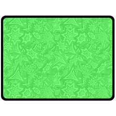 Green-2 Two Sides Fleece Blanket (large) by nateshop