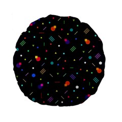 Abstract Minimalism Digital Art, Standard 15  Premium Flano Round Cushions by nateshop