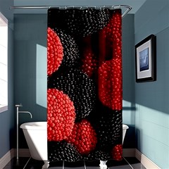 Berry,curved, Edge, Shower Curtain 36  X 72  (stall)  by nateshop