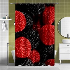 Berry,curved, Edge, Shower Curtain 48  X 72  (small)  by nateshop