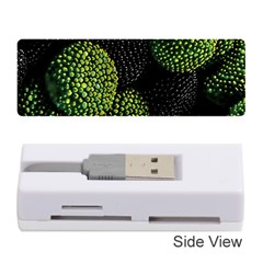 Berry,note, Green, Raspberries Memory Card Reader (stick) by nateshop