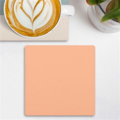 Peach Fuzz 2024 Uv Print Square Tile Coaster  by dressshop