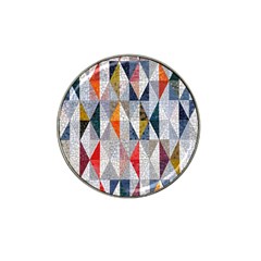 Mosaic, Colorful, Rhombuses, Pattern, Geometry Hat Clip Ball Marker by nateshop