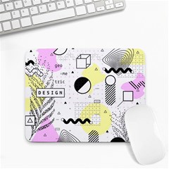 Graphic Design Geometric Background Small Mousepad by Grandong