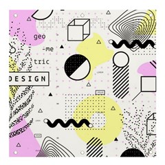 Graphic Design Geometric Background Banner And Sign 4  X 4  by Grandong